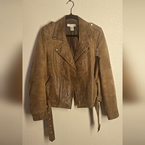 Newport News Brown Leather Jacket